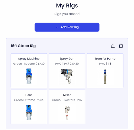 Configure your rig