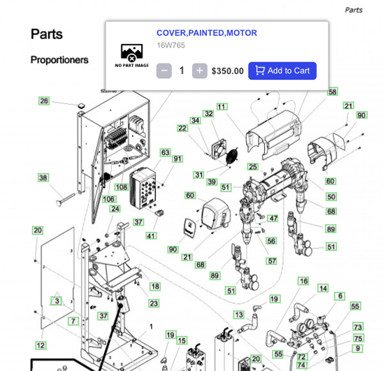 Manual based parts finder